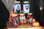 Collection Horreur – Verres en verre 16oz (Ghostface, Freddy, Jason, Pennywise, Chucky, Jigsaw & plus) – Cadeaux Halloween & fans de films cultes - Beauty Nini