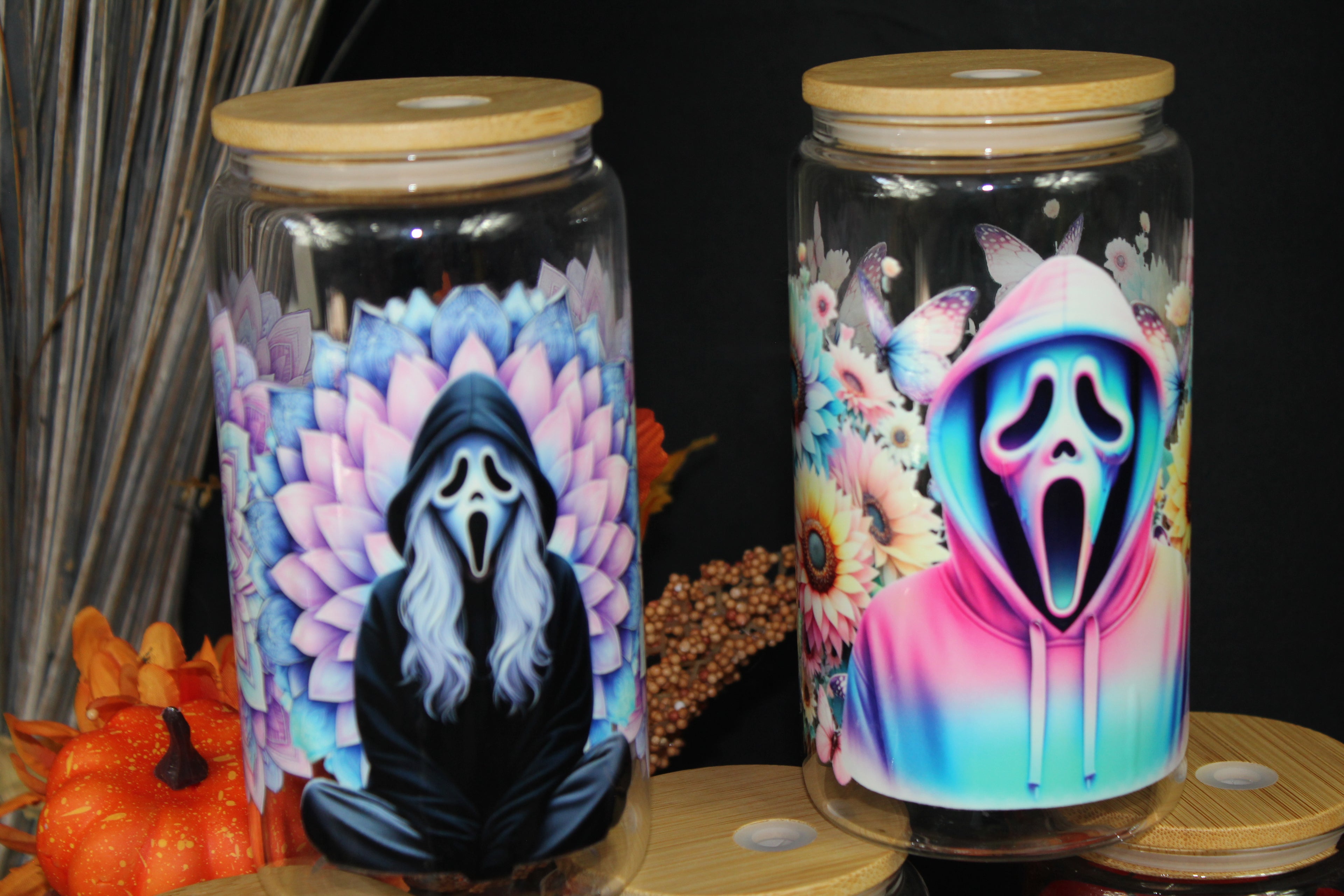 Collection Horreur – Verres en verre 16oz (Ghostface, Freddy, Jason, Pennywise, Chucky, Jigsaw & plus) – Cadeaux Halloween & fans de films cultes - Beauty Nini